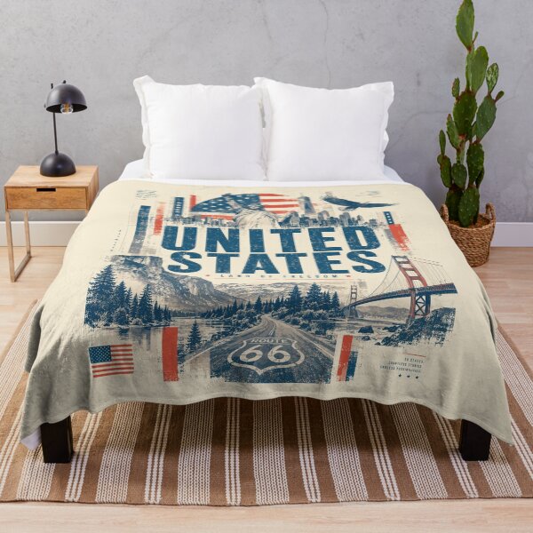Item preview, Vintage American Design with National Icons designed and sold by AtuqStudio.