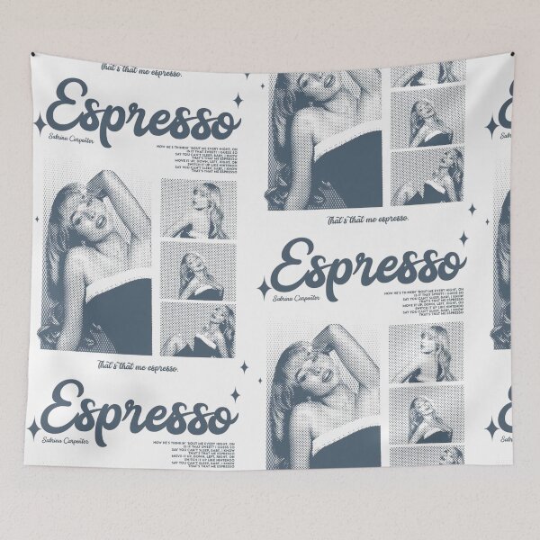 Item preview, Sabrina Carpenter Espresso Aesthetic Fan Art  designed and sold by martirush.