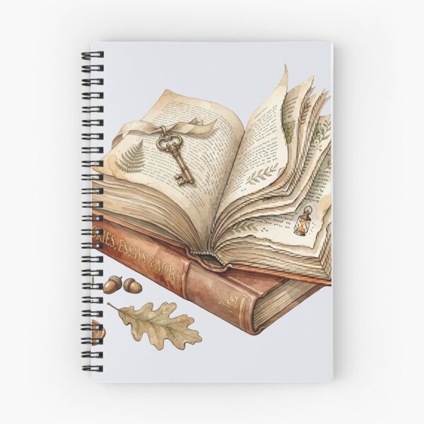Item preview, Vintage Open Book with Magic Key Stories Essays and More Sticker designed and sold by sanorastyle.
