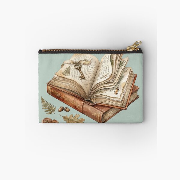 Item preview, Vintage Open Book with Magic Key Stories Essays and More Sticker designed and sold by sanorastyle.