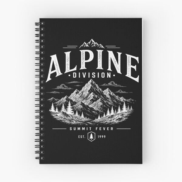 Item preview, Alpine Division Summit Fever Vintage Mountain Hiking Design 2 designed and sold by Miles&Moments.