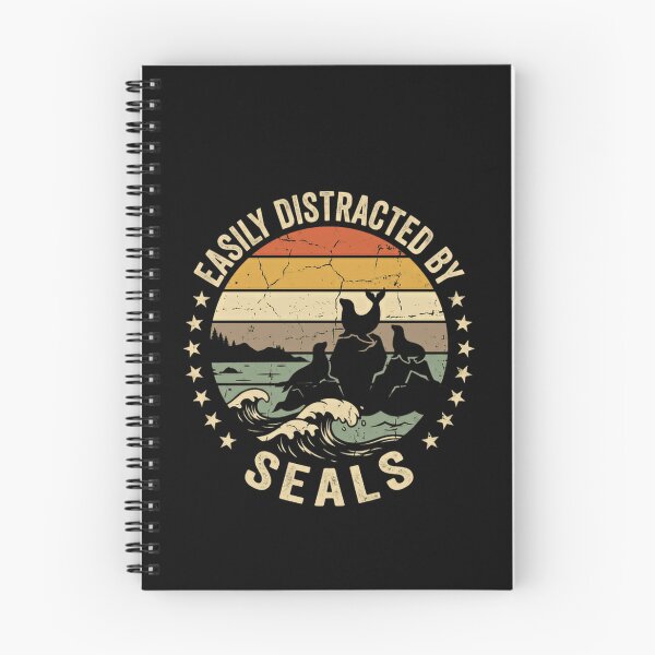 Item preview, Easily Distracted By Seals Marine Animal Ocean Wildlife Lover designed and sold by JonesFlora2025.