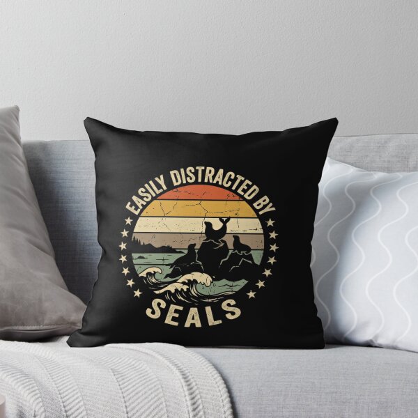 Item preview, Easily Distracted By Seals Marine Animal Ocean Wildlife Lover designed and sold by JonesFlora2025.