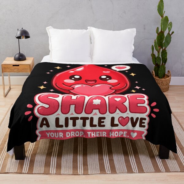 Item preview, Cute Blood Drop Sharing Love – Kawaii Donation Awareness Sticker Design designed and sold by MartBook.
