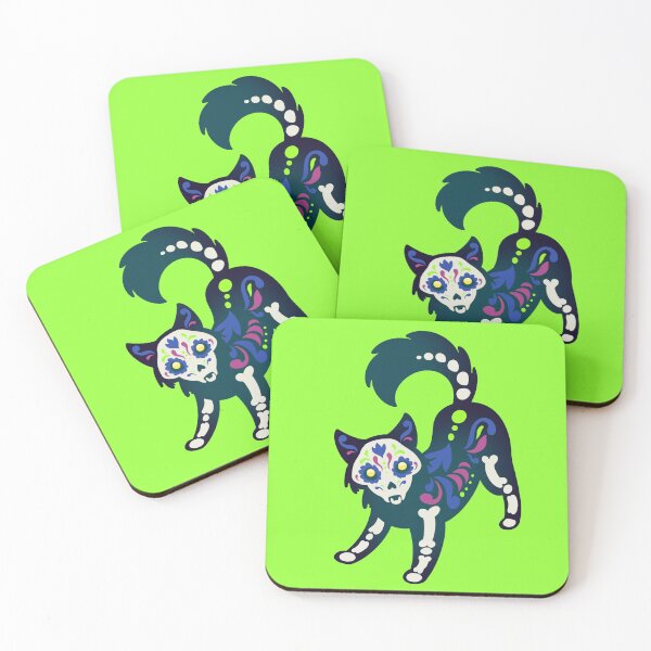 Item preview, Dia de Muertos wolf! designed and sold by CuteNcreepyuk.