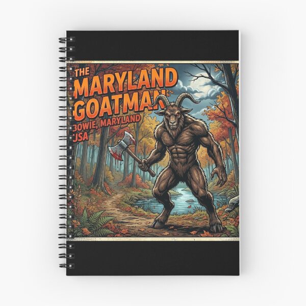 Item preview, The Maryland Goatman Cryptid – Horror Comic Design designed and sold by redsharkuk.