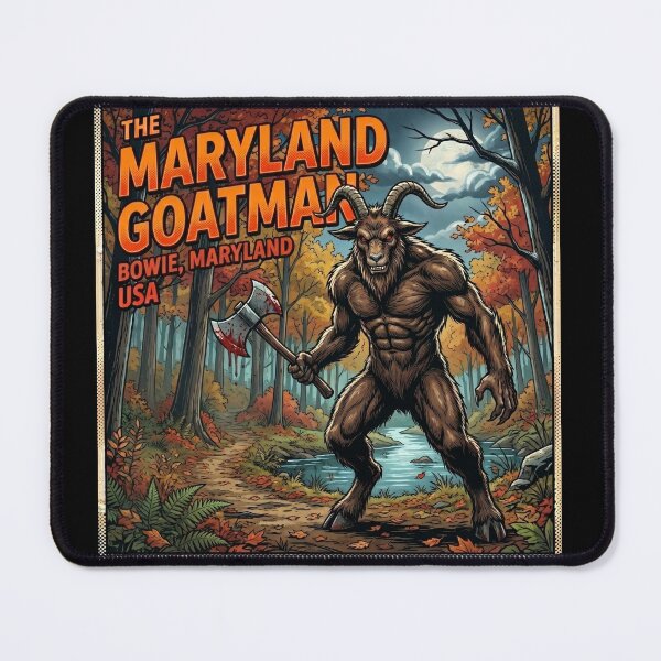 Item preview, The Maryland Goatman Cryptid – Horror Comic Design designed and sold by redsharkuk.