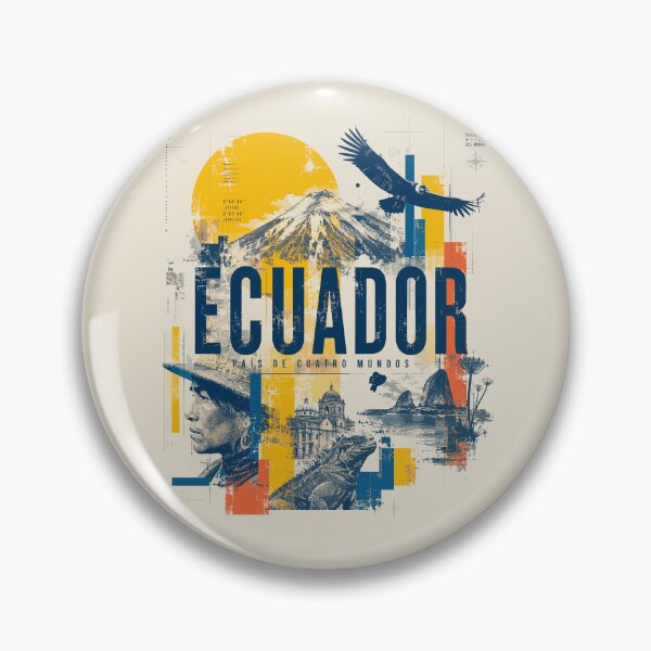 Item preview, Vintage Ecuador Travel Poster Wall Art designed and sold by EdwinkOne.