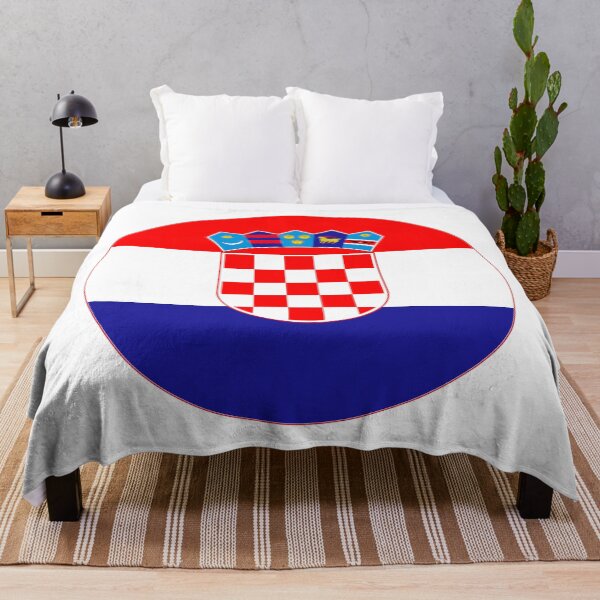Item preview, Round Croatia Flag Icon | Circular Croatian Flag Button Element designed and sold by NTGUILTY.