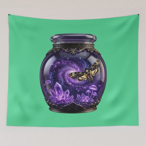 Item preview, Mystical Moth and Crystals Potion designed and sold by Utopian-Magic.