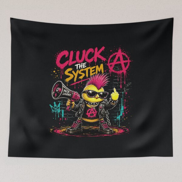 Item preview, Punk Chick™: Cluck the System designed and sold by Sanctum Icons.