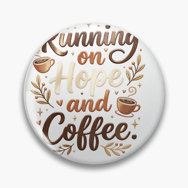Item preview, Hope and Coffee Funny Burnout Coffee Lover designed and sold by NovaPrints Designs.