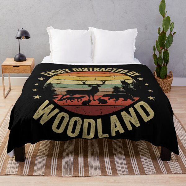 Item preview, Easily Distracted By Woodland Nature Lover Outdoor Enthusiast designed and sold by JonesFlora2025.