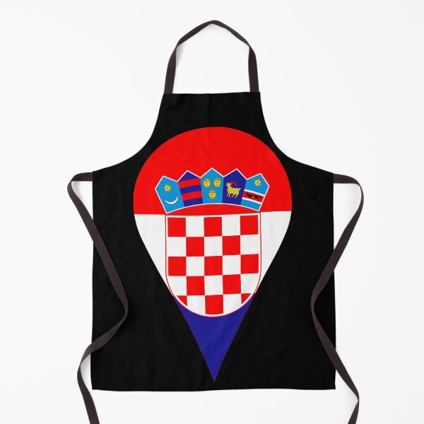 Item preview, Croatia Flag Location Pin Map Marker | Croatian Destination GPS Icon designed and sold by NTGUILTY.