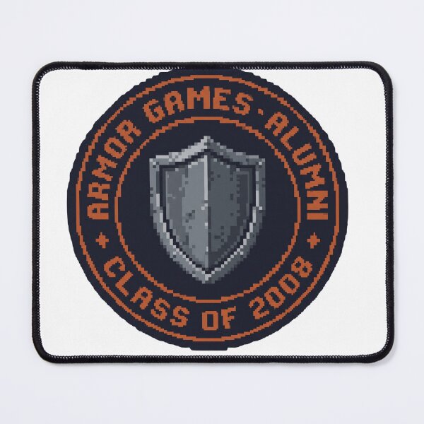 Item preview, Armor Games Alumni Class of 2008 Retro Flash Games Nostalgia Pixel Art Badge designed and sold by Gaming Retro.