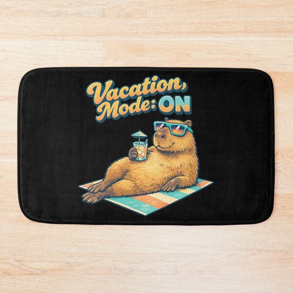 Item preview, Vacation Mode ON Capybara – Funny Summer Chill Animal Aesthetic Design designed and sold by MartBook.