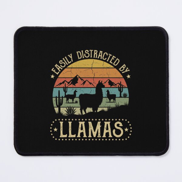 Item preview, Easily Distracted By Llamas Llama Lover Animal Fan designed and sold by JonesFlora2025.