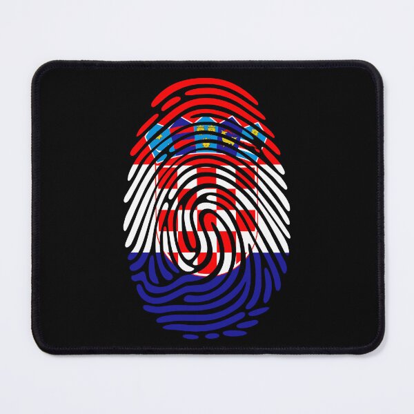 Item preview, Croatia Flag Fingerprint Identity | Croatian DNA Heritage Graphic designed and sold by NTGUILTY.