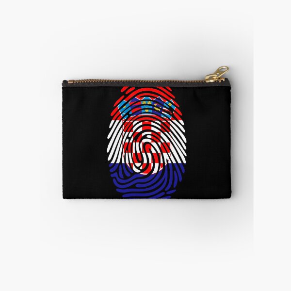 Item preview, Croatia Flag Fingerprint Identity | Croatian DNA Heritage Graphic designed and sold by NTGUILTY.