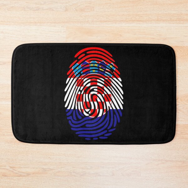 Item preview, Croatia Flag Fingerprint Identity | Croatian DNA Heritage Graphic designed and sold by NTGUILTY.