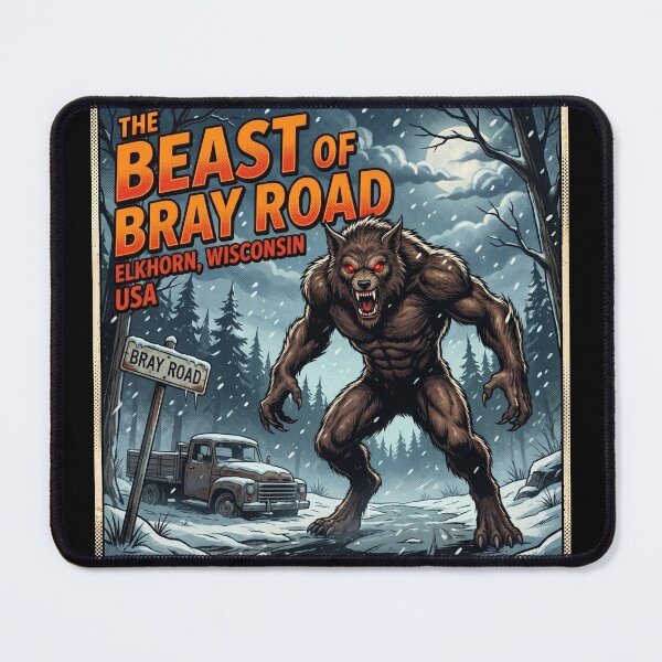 Item preview, The Beast of Bray Road Cryptid – Horror Comic Design designed and sold by redsharkuk.