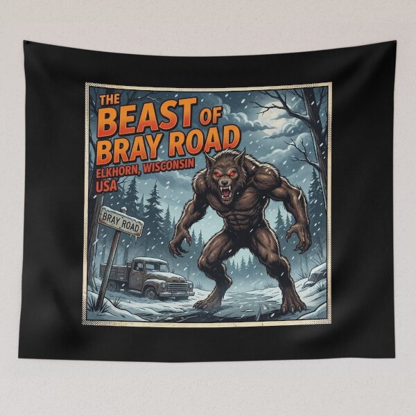 Item preview, The Beast of Bray Road Cryptid – Horror Comic Design designed and sold by redsharkuk.