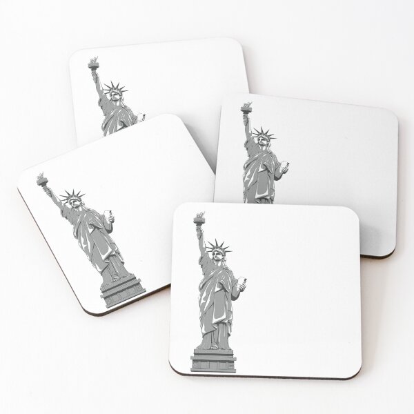 Item preview, Lady Liberty Anniversary – A greyscale symbol of freedom designed and sold by CylisArt.