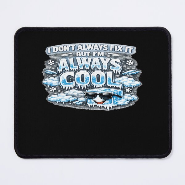 Item preview, Cool Tech Humor - HVAC Ice Cube Cartoon for Tradesman designed and sold by FrozenHeat97.