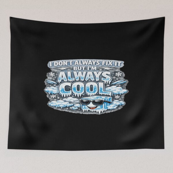 Item preview, Cool Tech Humor - HVAC Ice Cube Cartoon for Tradesman designed and sold by FrozenHeat97.