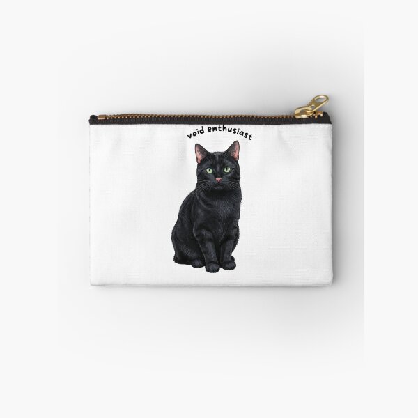 Item preview, Void Enthusiast Sticker | Black Cat Vinyl Decal | Cute Black Cat Lover Gift | Halloween Cat Laptop, Water Bottle & Journal Sticker designed and sold by Safiacreatess.