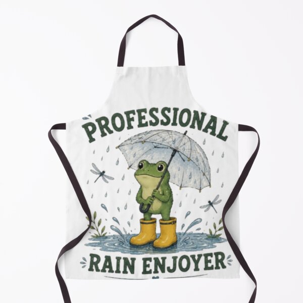 Item preview, Professional Rain Enjoyer Frog, Cute Frog in Rain Boots, Funny Rain Lover Sticker, Kawaii Amphibian Illustration, Pluviophile Giftage Wildflower Art, Rain Lover Gift, Cottagecore Nature Design designed and sold by TulipsArtDesigns .