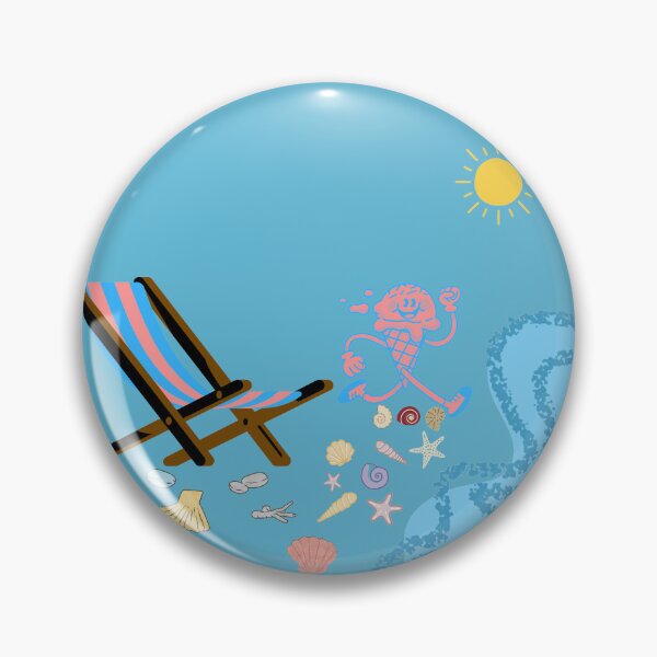Item preview, Cute Ice Cream happy Summer Beach Day illustration designed and sold by Zenith-Prime.