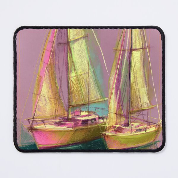 Item preview, Sailing boats painting pastel art #sailing designed and sold by JBJart.