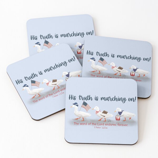 Item preview, His Truth is Marching On! designed and sold by Willow & Grace Designs.