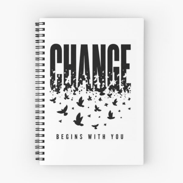 Item preview, Change Begins With You | Inspirational Transformation Typography designed and sold by layalistoresa.
