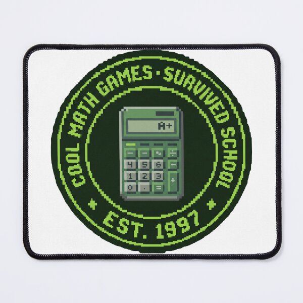 Item preview, Cool Math Games Survivor Retro Badge Pixel Art Funny School Nostalgia Gamer designed and sold by Gaming Retro.