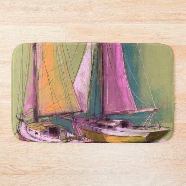 Item preview, Sailing boats painting pastel art #sailing designed and sold by JBJart.