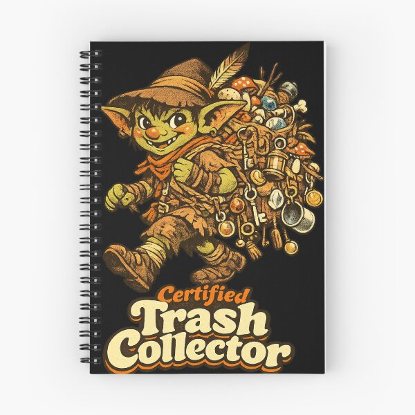 Item preview, Certified Trash Collector Goblin – Funny Fantasy RPG Loot Hoarder Vintage Design designed and sold by MartBook.