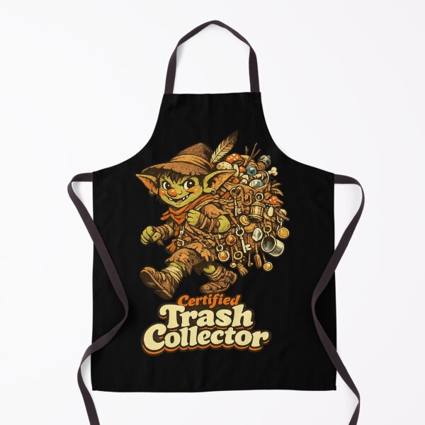 Item preview, Certified Trash Collector Goblin – Funny Fantasy RPG Loot Hoarder Vintage Design designed and sold by MartBook.