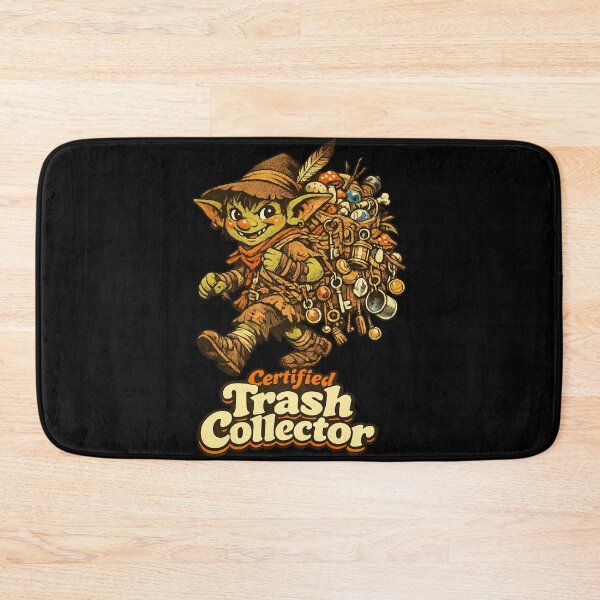 Item preview, Certified Trash Collector Goblin – Funny Fantasy RPG Loot Hoarder Vintage Design designed and sold by MartBook.