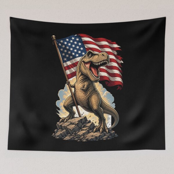Item preview, Patriotic T-Rex Freedom Design designed and sold by FREENATION2026.