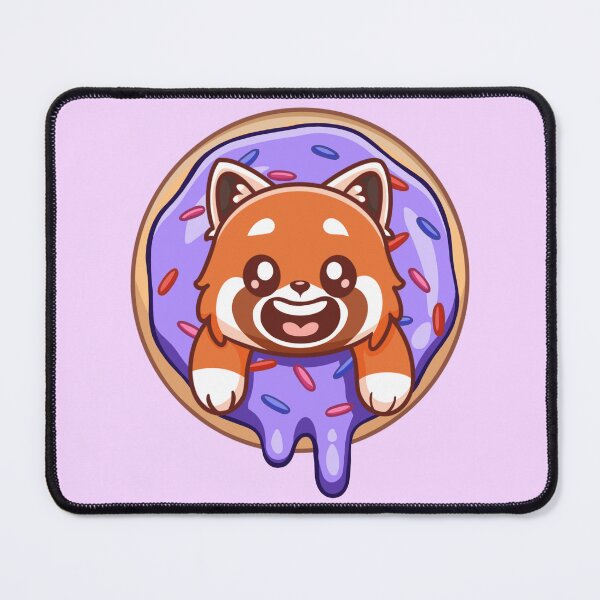 Item preview, Red Panda Doughnut. designed and sold by CuteNcreepyuk.
