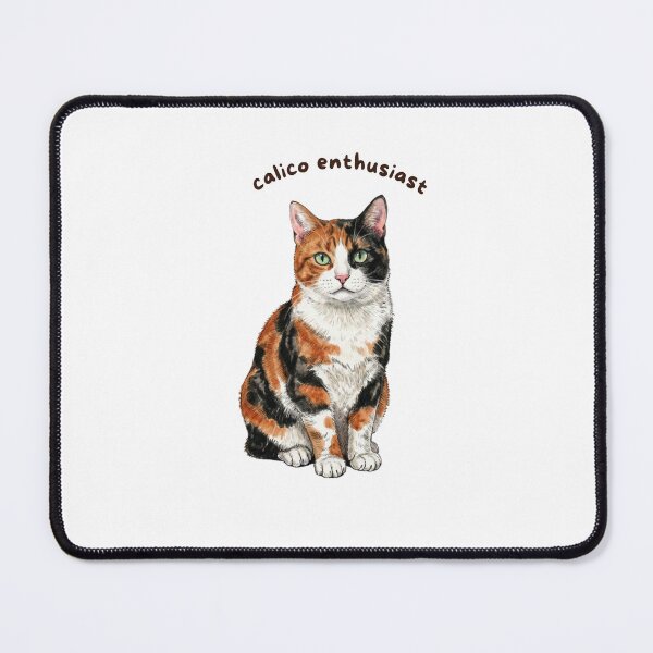 Item preview, Calico Enthusiast Sticker | Calico Cat Vinyl Decal | Cute Cat Lover Gift | Calico Kitty Laptop, Water Bottle & Journal Sticker designed and sold by Safiacreatess.