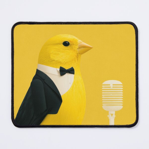 Item preview, Canary The Songbird Star, Small Bird Big Voice Art designed and sold by MarkedArtPrints.