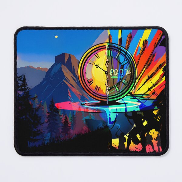 Item preview, Time Clash Warrior - Retro Pop Art History Landscape designed and sold by Daniela`s shop.