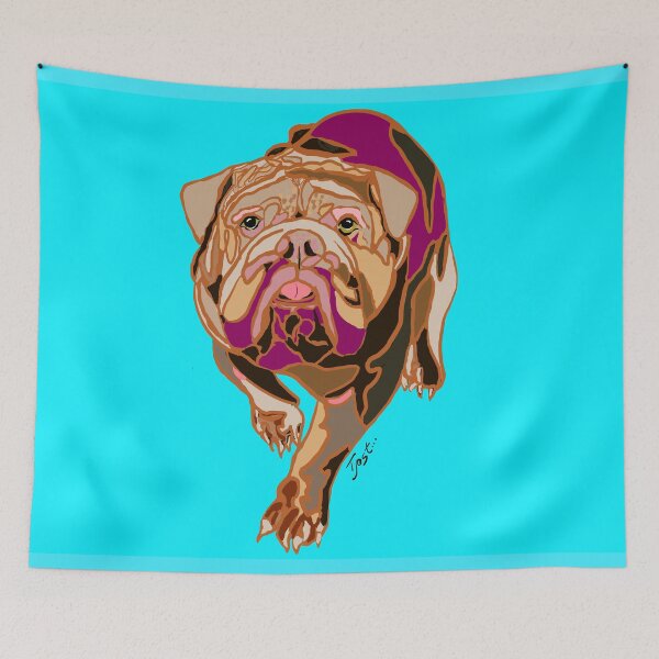 Item preview, Rocco the Bulldog  designed and sold by TinaJostDesigns.