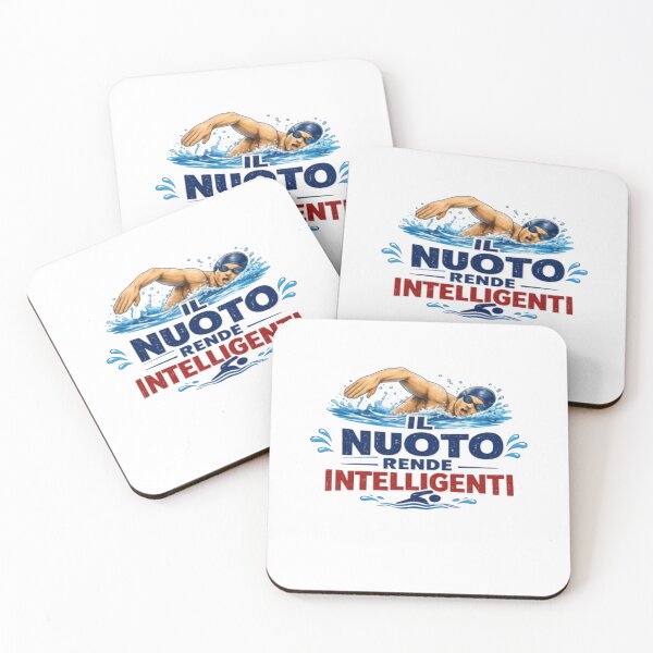 Aperçu de l'œuvre Il Nuoto Rende Intelligenti – Graphique de natation inspirant créée et vendue par RipantinaFantasy .