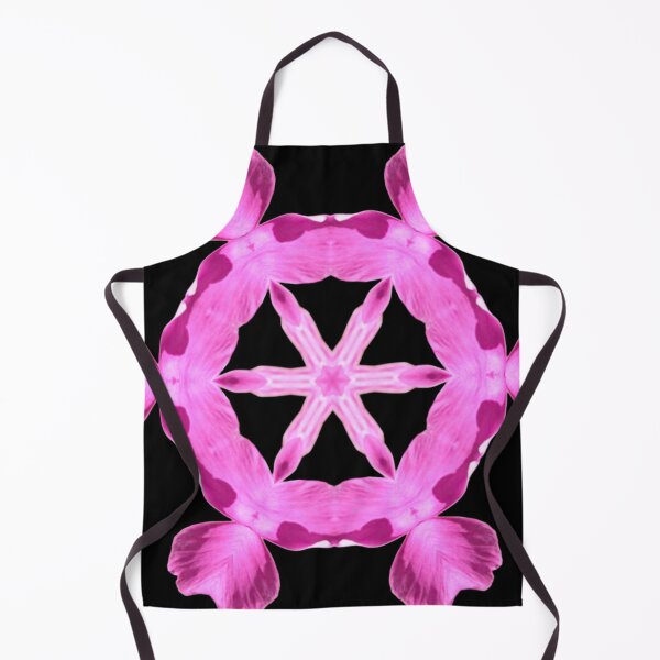 Item preview, Bold Pink Floral Mandala on Black designed and sold by SilentBloomLab.