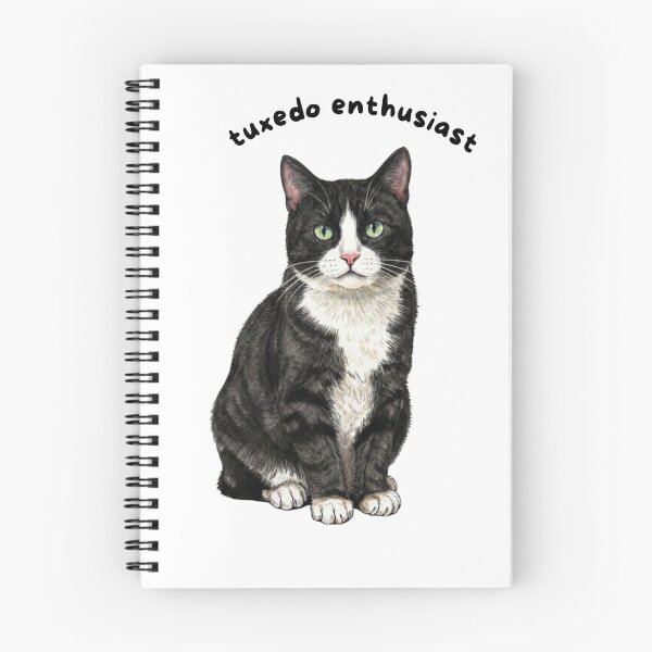 Item preview, Tuxedo Enthusiast Sticker | Tuxedo Cat Vinyl Decal | Cute Black & White Cat Lover Gift | Kitty Laptop, Water Bottle & Journal Sticker designed and sold by Safiacreatess.
