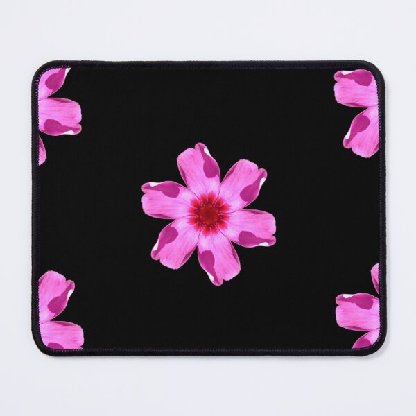 Item preview, Pink Blossom Seamless Pattern on Black designed and sold by SilentBloomLab.